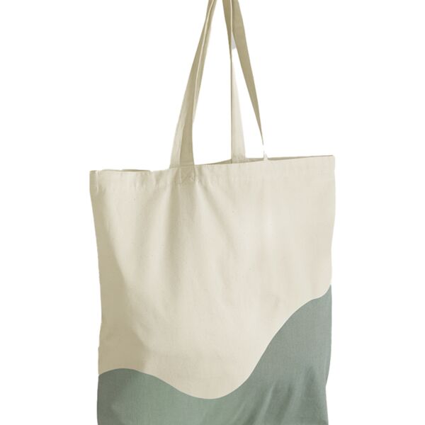 Westford Mill Organic Cotton Wave Print Maxi Tote Bag Thumbnail